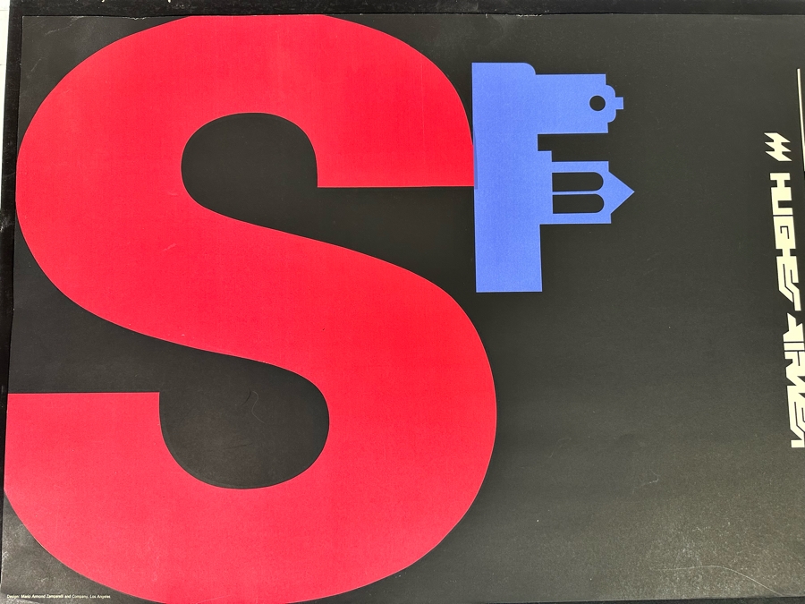 Rare Vintage San Francisco Hughes Airwest Airline Travel Poster Designed By Mario Armond Zamparelli And Company Los Angeles 22.5 X 35 [Photo 7]