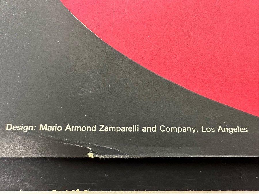 Rare Vintage San Francisco Hughes Airwest Airline Travel Poster Designed By Mario Armond Zamparelli And Company Los Angeles 22.5 X 35 [Photo 5]