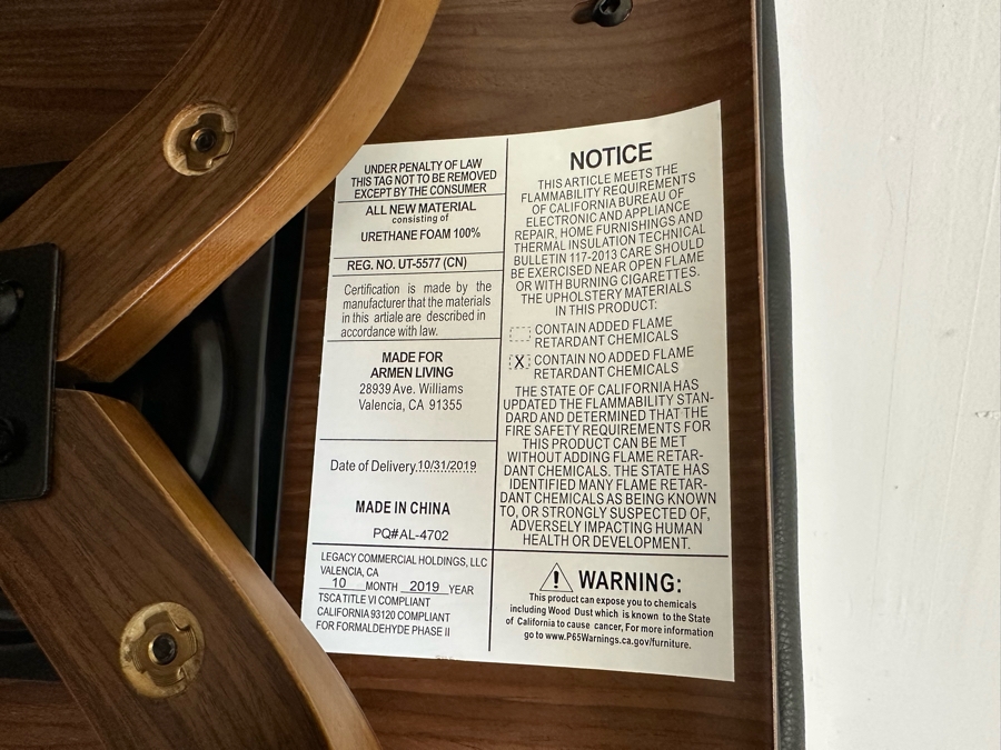 Set Of Three Barstools By Armen Living 29'H Seat Height [Photo 7]