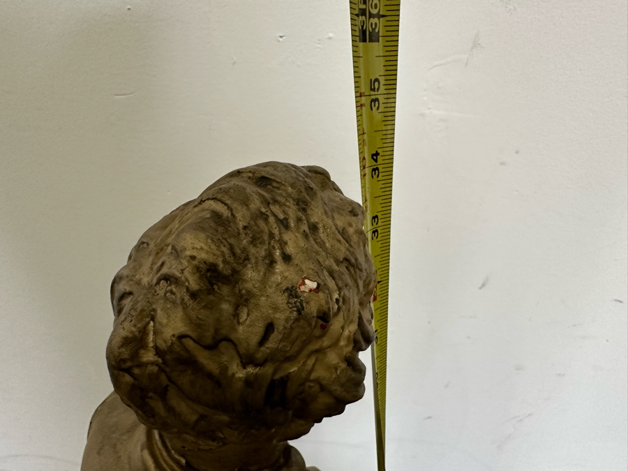 Abraham Lincoln Gold Tone Plaster Statue 34'H [Photo 15]