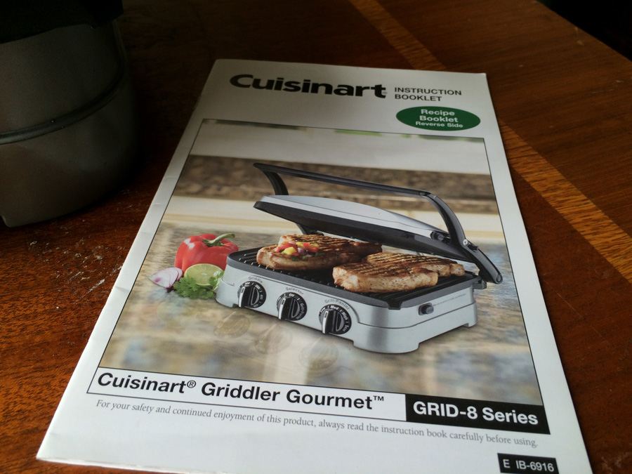 Cuisinart Panini Press Contact Grill - Griddler Gourmet [Photo 4]