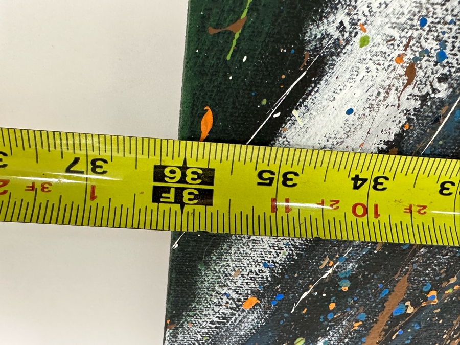 Original Bear Painting On Canvas Signed SA 2011 36 X 36 [Photo 8]