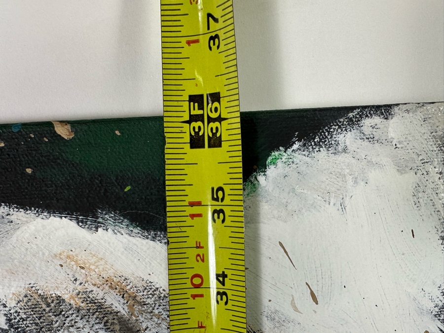 Original Bear Painting On Canvas Signed SA 2011 36 X 36 [Photo 9]