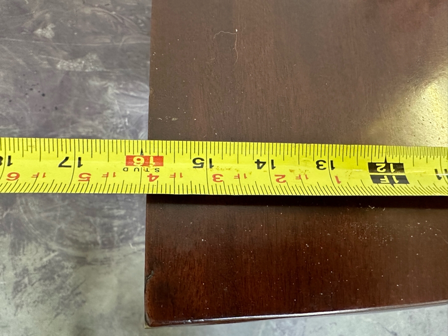 Impressive Antique Wooden Gaming Table With Ball And Claw Carved Feet 32W X 33D X 28H (16W When Not Extended) - See Photos [Photo 22]