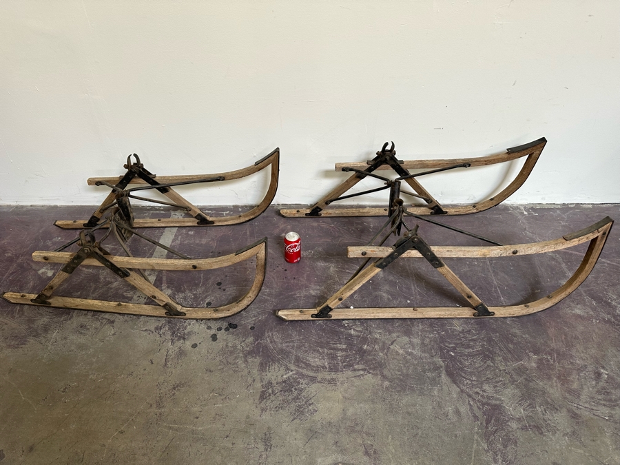 Antique Sleigh Runners That Go On A Horse Drawn Buggy [Photo 12]