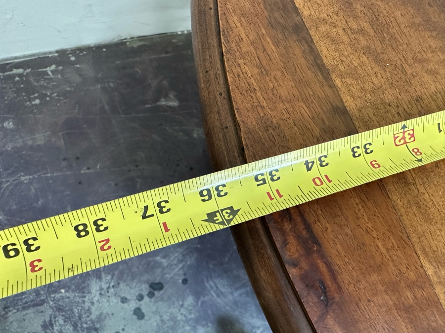 Primitive Antique Drop Leaf Table With Drawer 36W X 27H [Photo 23]