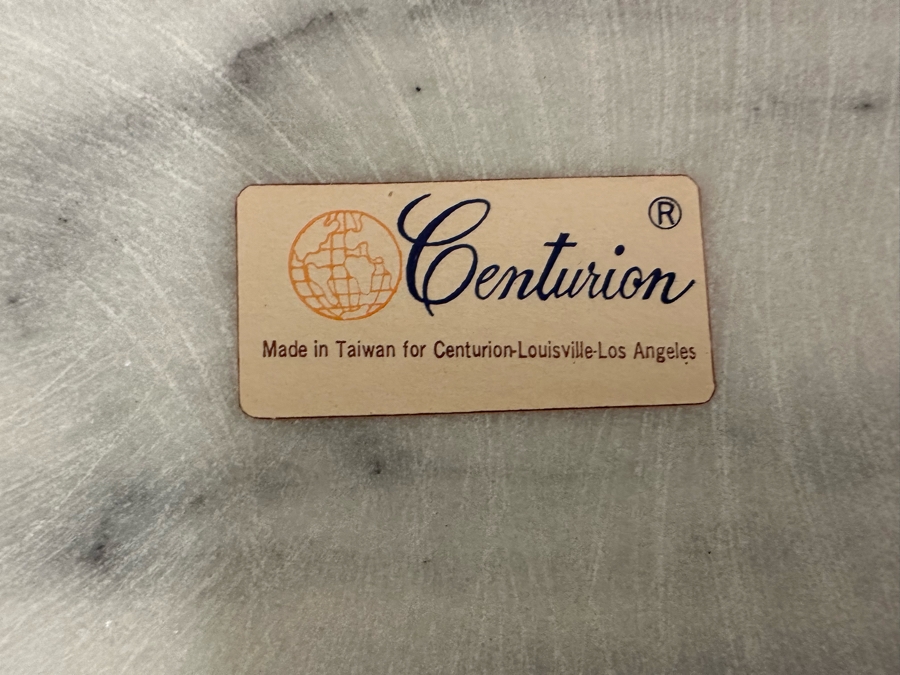 Vintage Centurion Marble Top Wooden Side Table 14W X 29H [Photo 7]