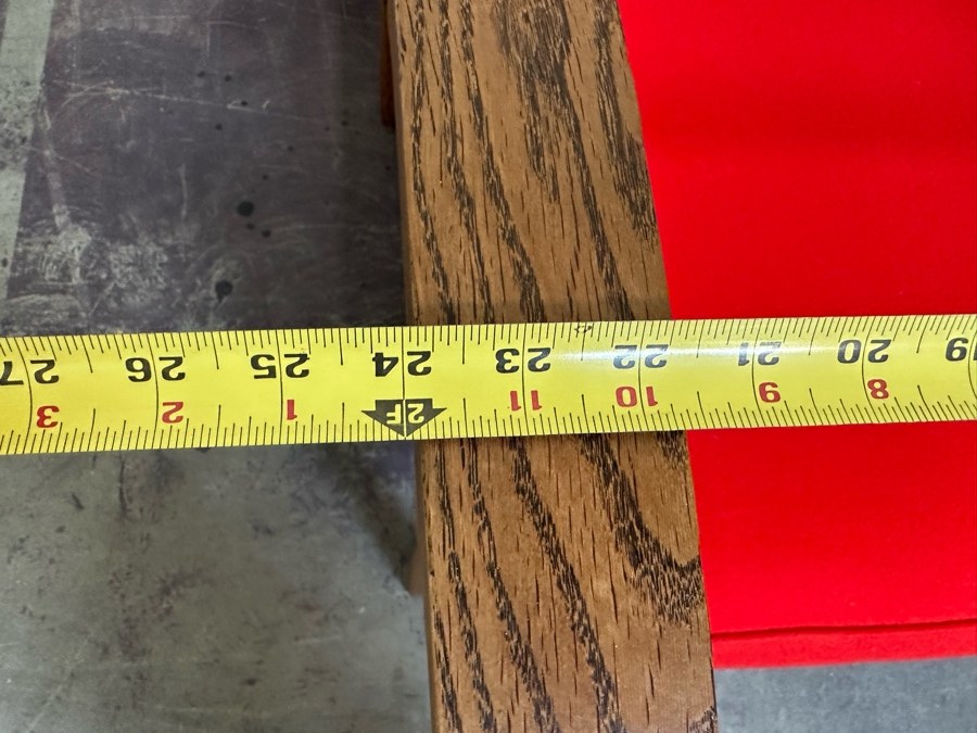 Antique Oak Adjustable Armchair Upholstered With Old Fashioned Military Uniform Fabric In Napoleonic Times 24W X 34D X 34H [Photo 13]