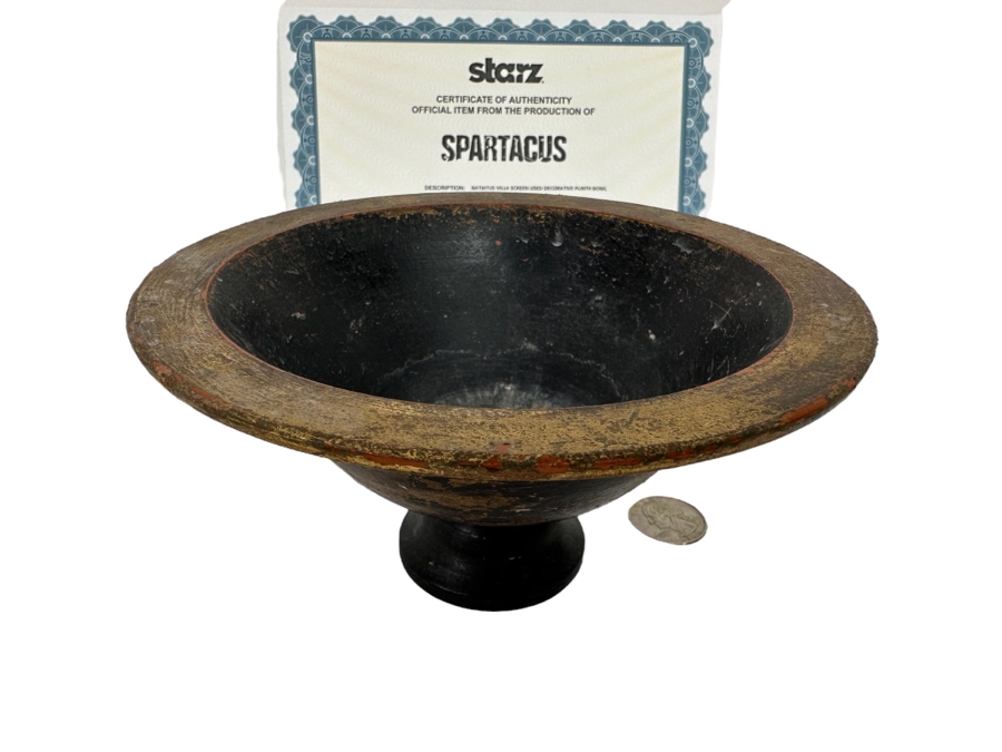 Movie Prop From Spartacus Plinth Bowl 6.5W X 3.25H [Photo 1]