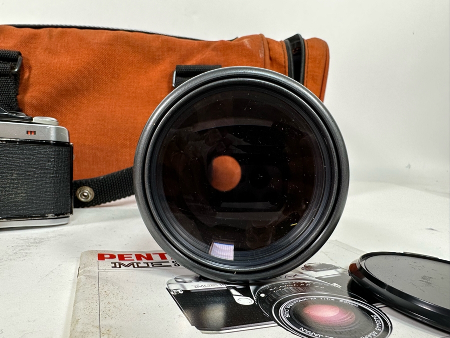 Pentax ME Super Film Camera With Three Lenses Including A Sigma Tele Lens And A Macro Lens With Camera Bag [Photo 22]