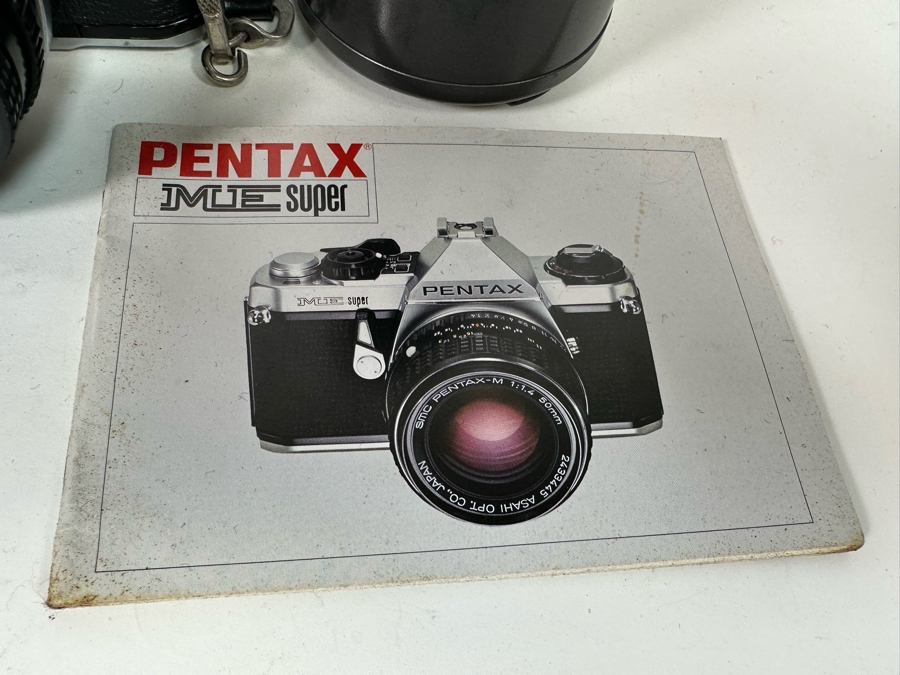 Pentax ME Super Film Camera With Three Lenses Including A Sigma Tele Lens And A Macro Lens With Camera Bag [Photo 18]