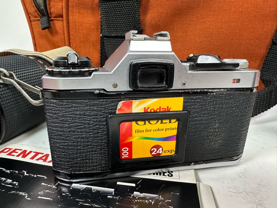 Pentax ME Super Film Camera With Three Lenses Including A Sigma Tele Lens And A Macro Lens With Camera Bag [Photo 19]