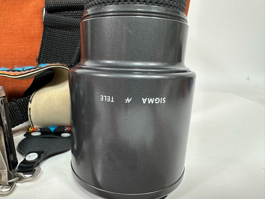 Pentax ME Super Film Camera With Three Lenses Including A Sigma Tele Lens And A Macro Lens With Camera Bag [Photo 8]