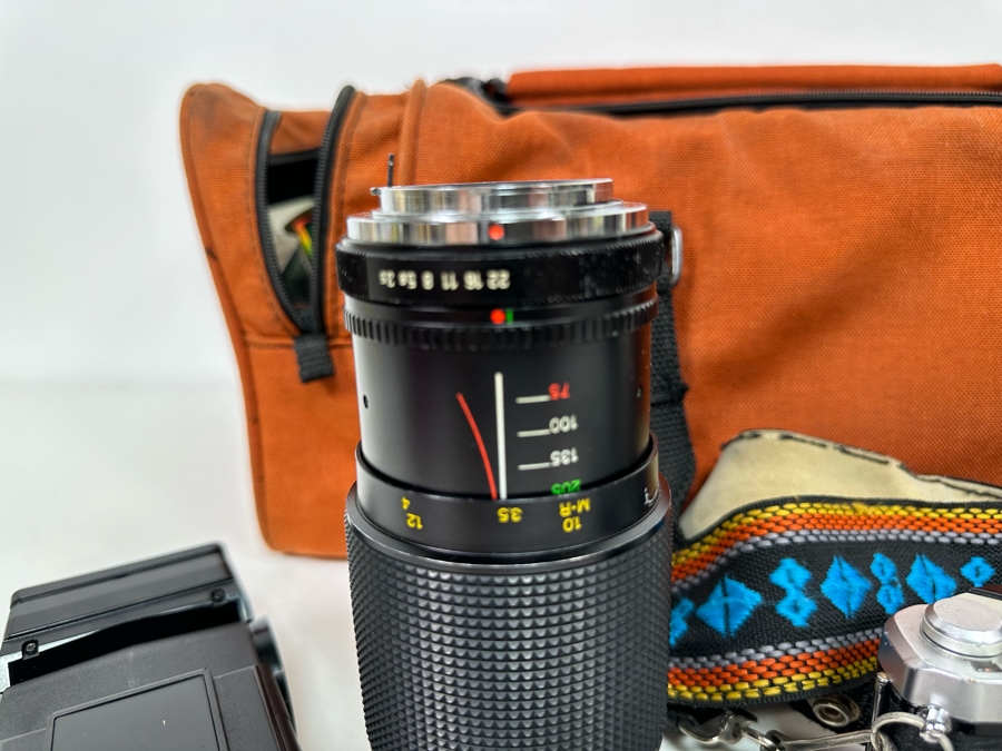Pentax ME Super Film Camera With Three Lenses Including A Sigma Tele Lens And A Macro Lens With Camera Bag [Photo 13]