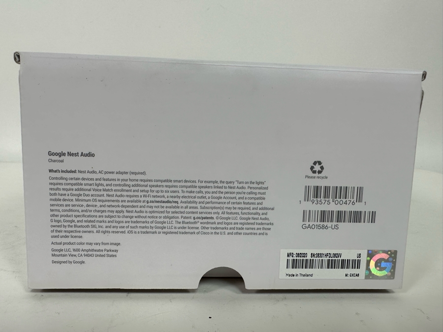 Google Nest Audio GA01586-US [Photo 3]