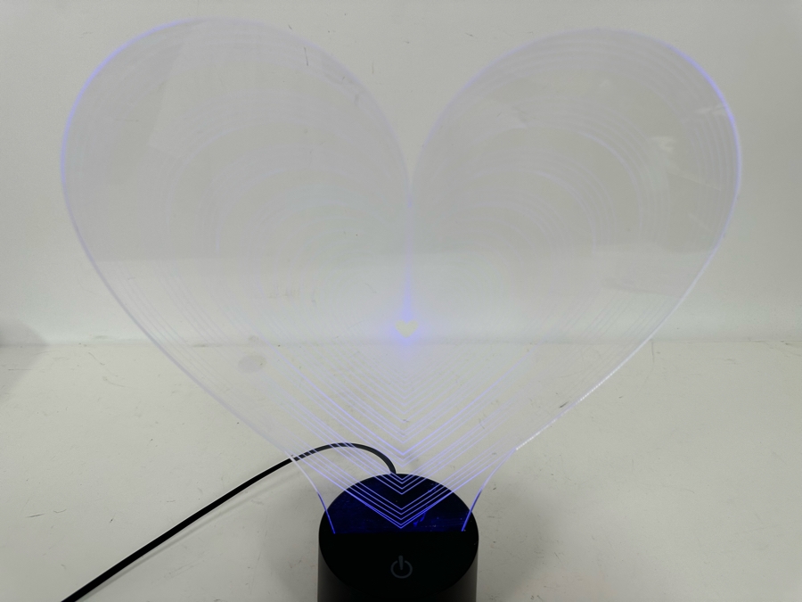 Heart Shape Multi-Color LED Light 11H [Photo 5]