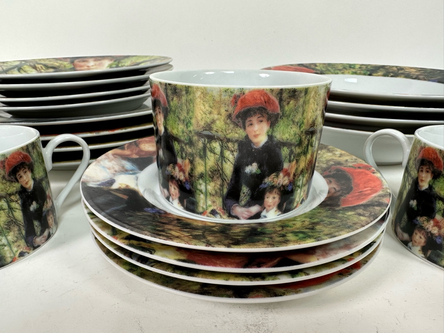 Pierre-Auguste Renoir Porcelain China Set By Sakura [Photo 4]