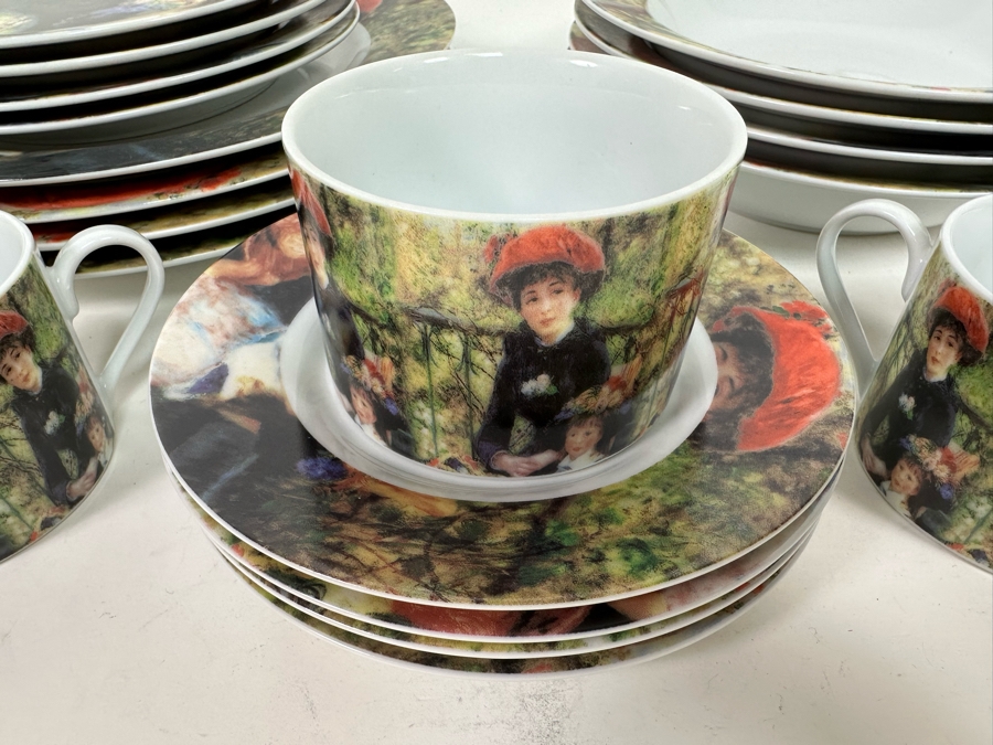 Pierre-Auguste Renoir Porcelain China Set By Sakura [Photo 5]
