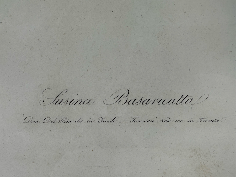 Giorgio Gallesio (1772-1839, Italian Botanist) Pomona Italiana, Ossia Trattato Degli Alberi Fruttiferi (Treatise On Fruit Trees) Original Antique Hand-Colored Engraving From Folio Incl Text Describing Fruit Framed 13.5 X 19 RARE $600+ [Photo 14]