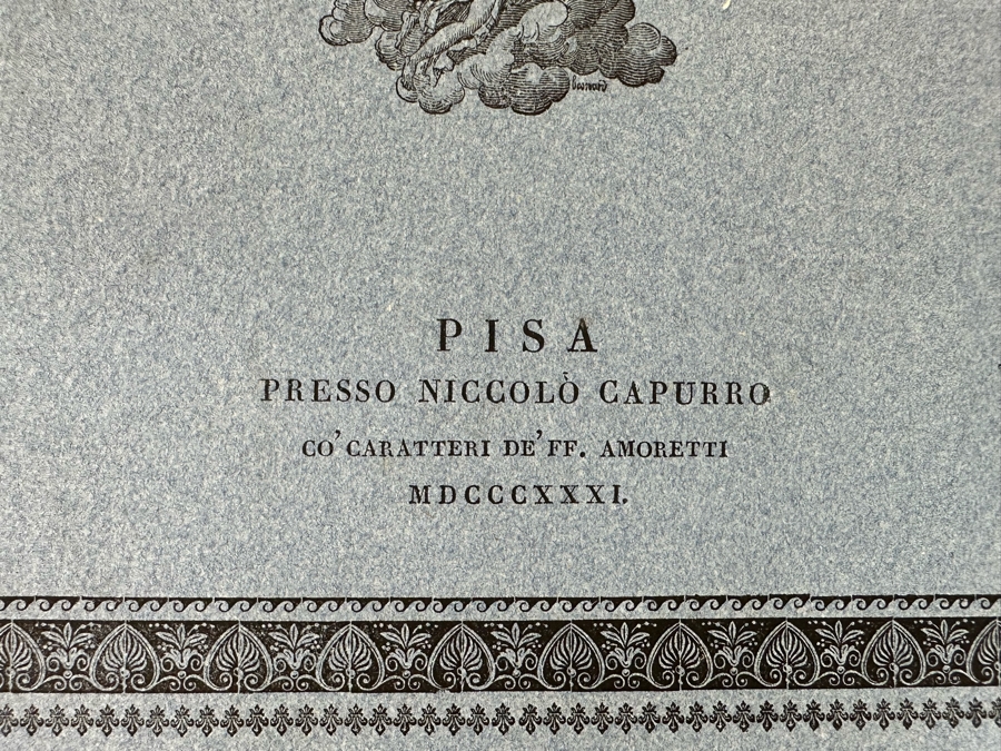 Giorgio Gallesio (1772-1839, Italian Botanist) Pomona Italiana, Ossia Trattato Degli Alberi Fruttiferi (Treatise On Fruit Trees) Original Antique Hand-Colored Engraving From Folio Incl Text Describing Fruit Framed 13.5 X 19 RARE $600+ [Photo 16]