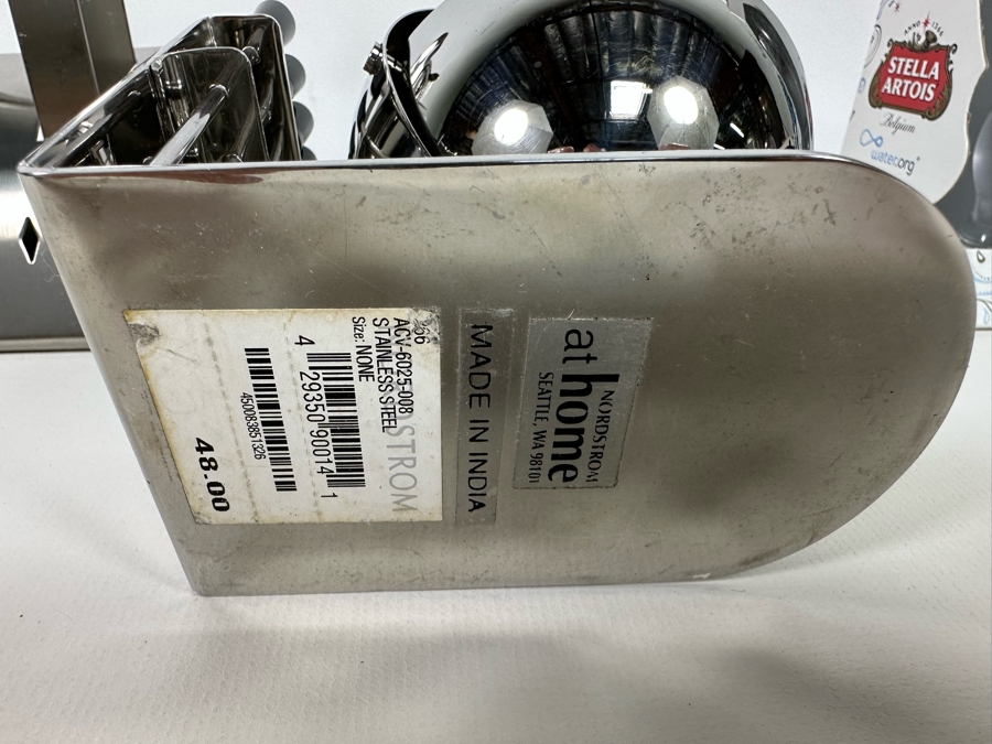 Modernist Design Barware Plus Pair Of New Stella Artois Footed Glasses [Photo 19]