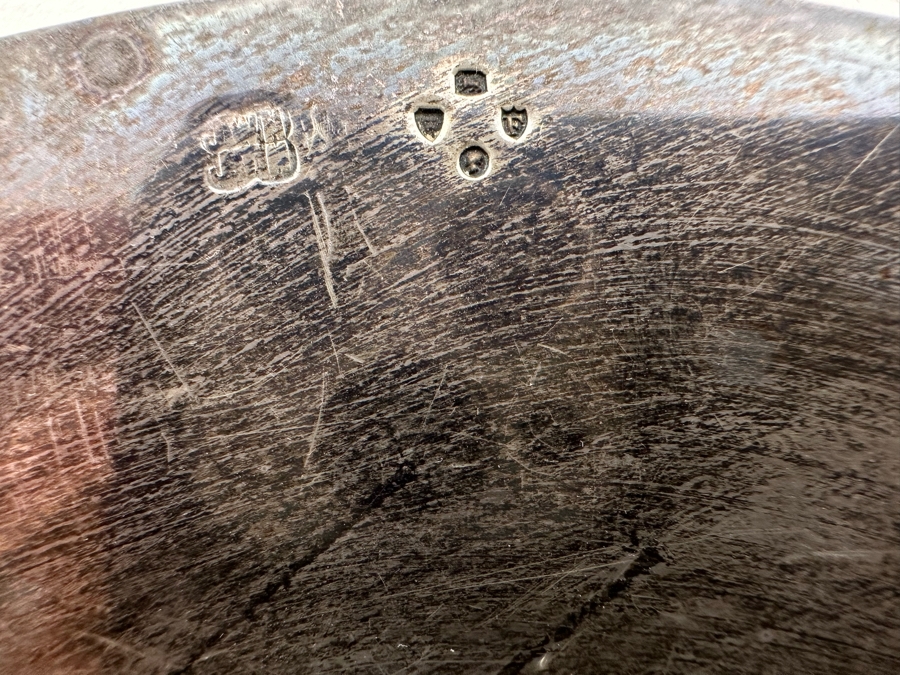 Antique English Hallmarked Sterling Silver Wine Bottle Coaster 7.5W 213.6g [Photo 12]