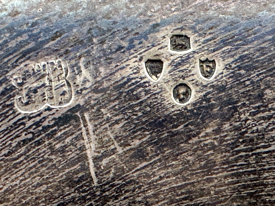 Antique English Hallmarked Sterling Silver Wine Bottle Coaster 7.5W 213.6g [Photo 2]