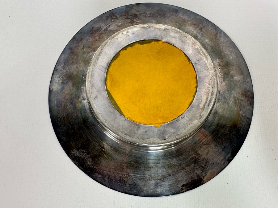 Antique English Hallmarked Sterling Silver Wine Bottle Coaster 7.5W 213.6g [Photo 15]