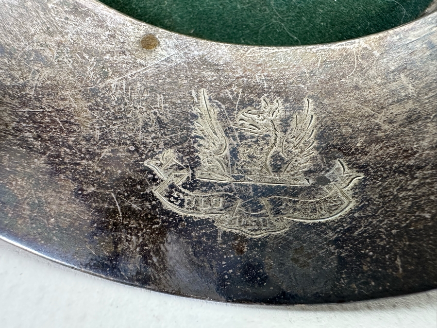 Antique English Hallmarked Sterling Silver Wine Bottle Coaster 7.5W 213.6g [Photo 8]