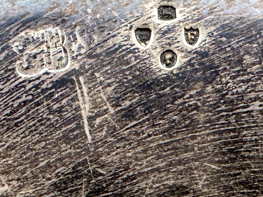 Antique English Hallmarked Sterling Silver Wine Bottle Coaster 7.5W 213.6g [Photo 14]