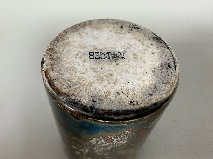 835 Silver Hallmarked Shot Glass 28.9g [Photo 8]