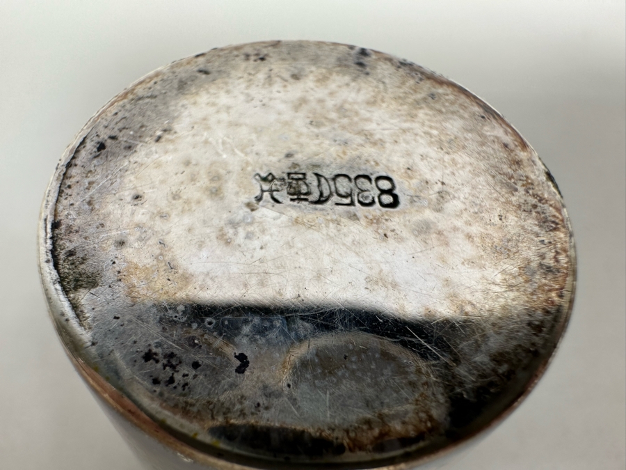 835 Silver Hallmarked Shot Glass 28.9g [Photo 9]