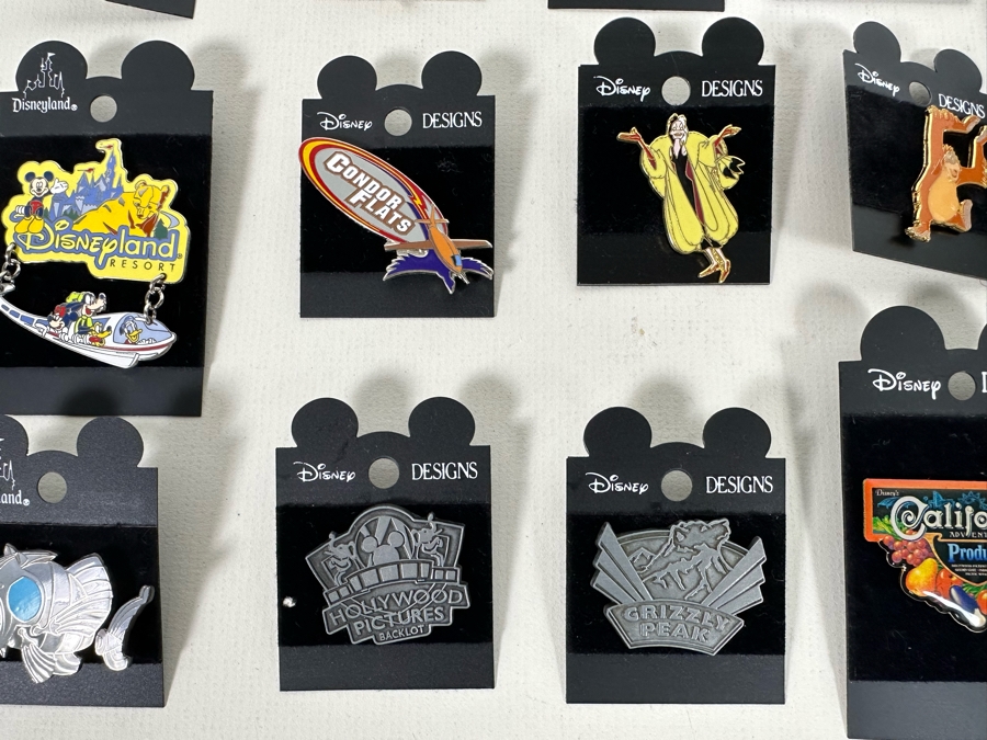 21 Vintage Disney Trading Pins New On Cards [Photo 7]