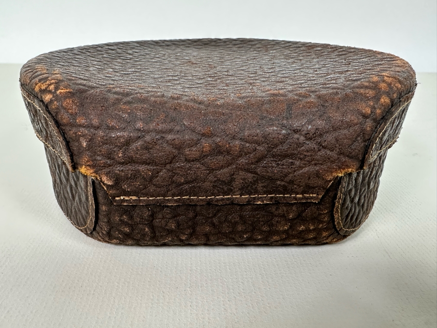 Vintage Leather Collar Box 7W X 2.5H [Photo 5]