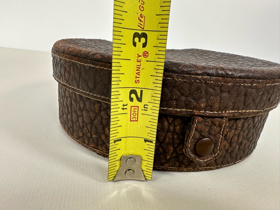 Vintage Leather Collar Box 7W X 2.5H [Photo 10]