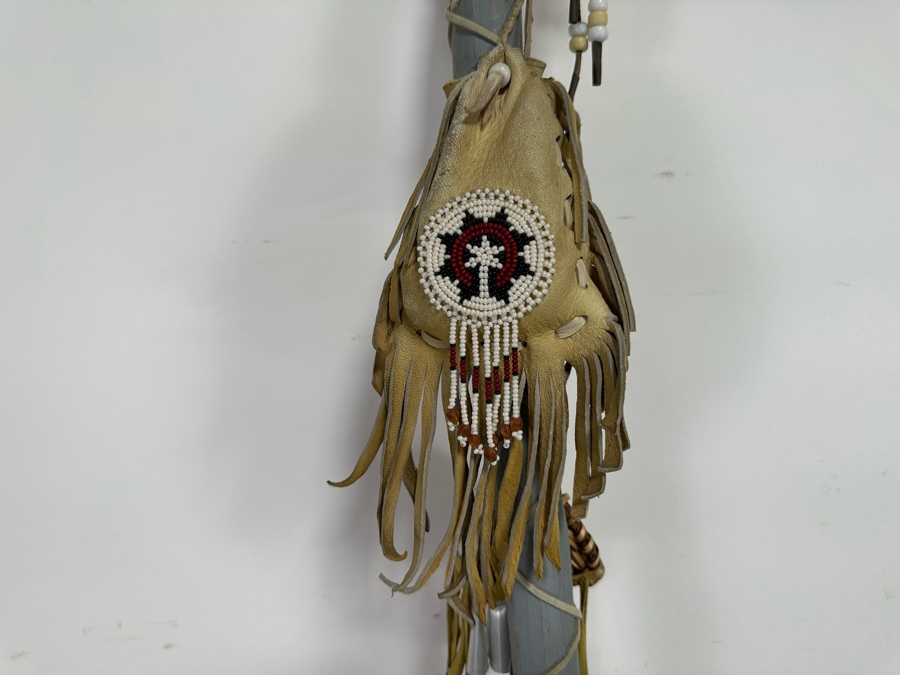 Vintage Native American Coup Stick - See Photos For Details 72'L [Photo 5]