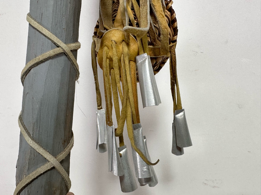 Vintage Native American Coup Stick - See Photos For Details 72'L [Photo 9]