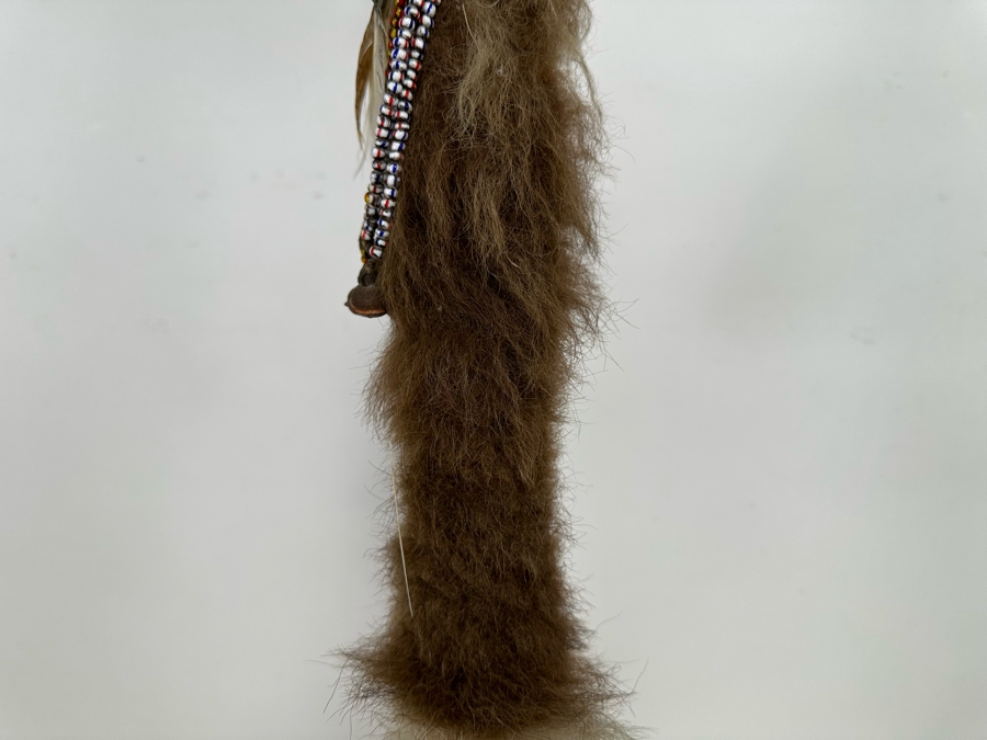 Vintage Native American Beaded Coup Stick - See Photos For Details 80'L [Photo 18]