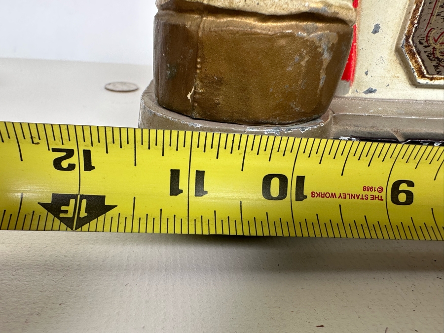 Vintage Mid-Century Pabst Blue Ribbon Beer Back Bar Barbershop Quartet Statue Right Pole Has Been Replaced With Plastic Pole 11.5W X 3.5D X 9H [Photo 12]