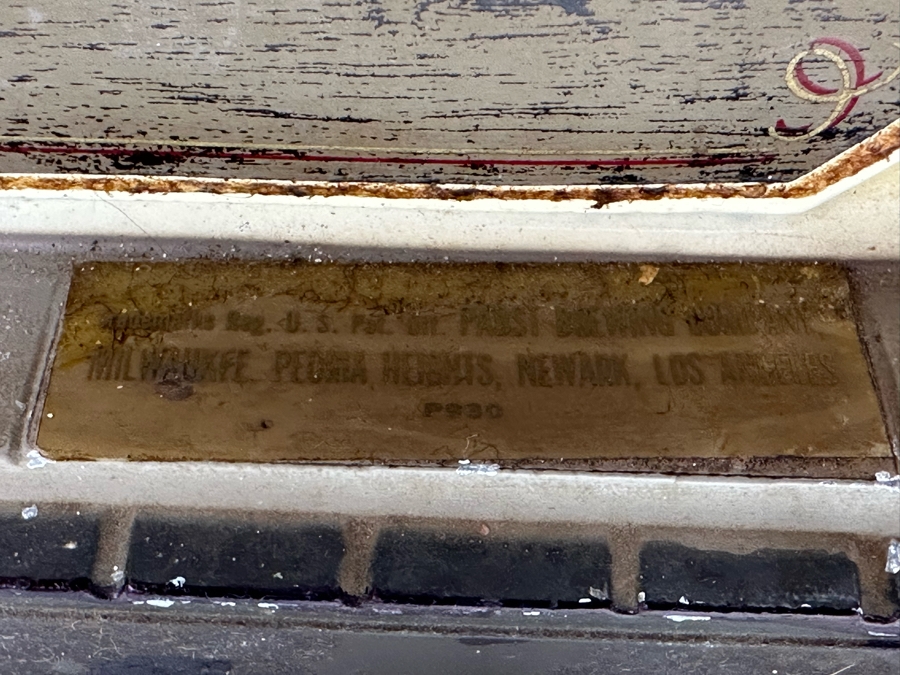 Vintage Mid-Century Pabst Blue Ribbon Beer Back Bar Barbershop Quartet Statue Right Pole Has Been Replaced With Plastic Pole 11.5W X 3.5D X 9H [Photo 7]