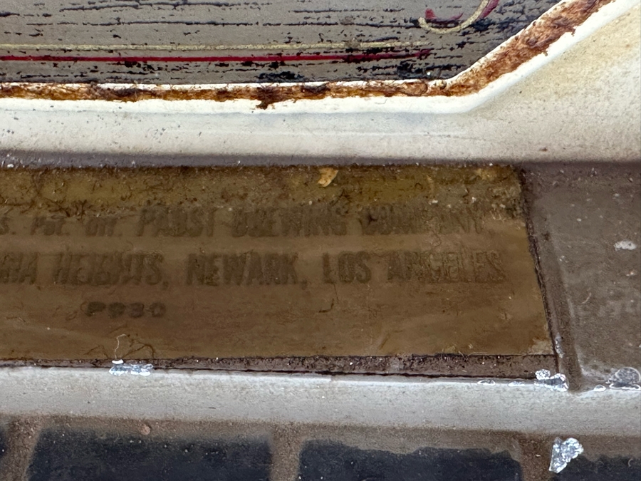 Vintage Mid-Century Pabst Blue Ribbon Beer Back Bar Barbershop Quartet Statue Right Pole Has Been Replaced With Plastic Pole 11.5W X 3.5D X 9H [Photo 9]