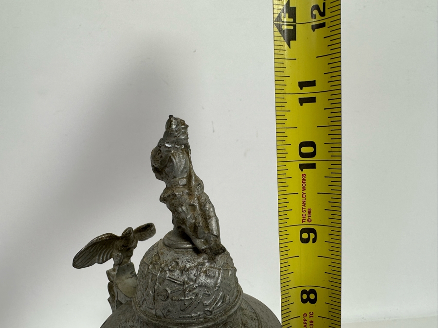 Antique 1899-1901 Regimental Beer Stein Of The Imperial German Army Infantry With Lithophane Bottom 10.5H - See Photos [Photo 39]