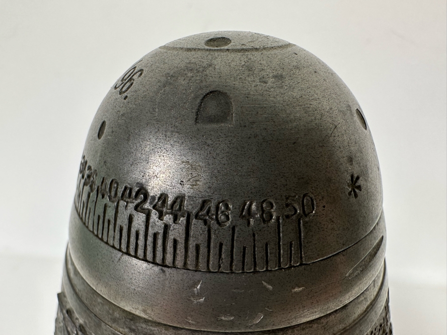 Antique 1905-1907 Regimental Beer Stein Of The Imperial German Army With Lithophane Bottom And Unusual Rotating Lid Kaiser Wilhelm II 9.5H - See Photos Bottom Of Lithophane Is Cracked [Photo 25]