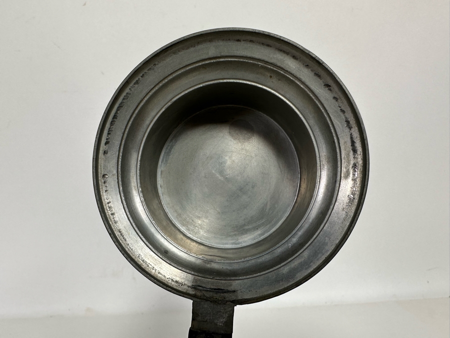 Antique 1905-1907 Regimental Beer Stein Of The Imperial German Army With Lithophane Bottom And Unusual Prism Scene Finial Top 9.5H - See Photos Bottom Of Lithophane Is Cracked [Photo 37]