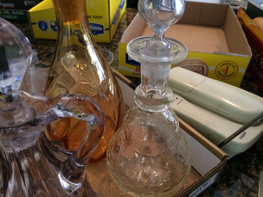 Kitchen Lot - Includes 3 Glass Decanters [Photo 3]