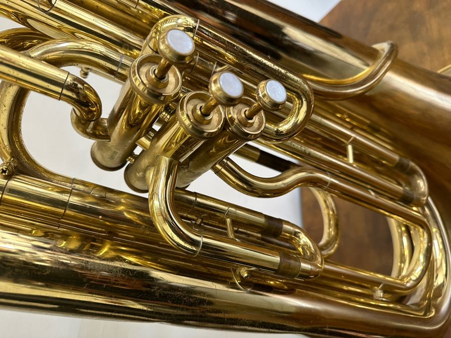 YAMAHA YBB103 Tuba With Hard Shell Case Made In Japan [Photo 7]