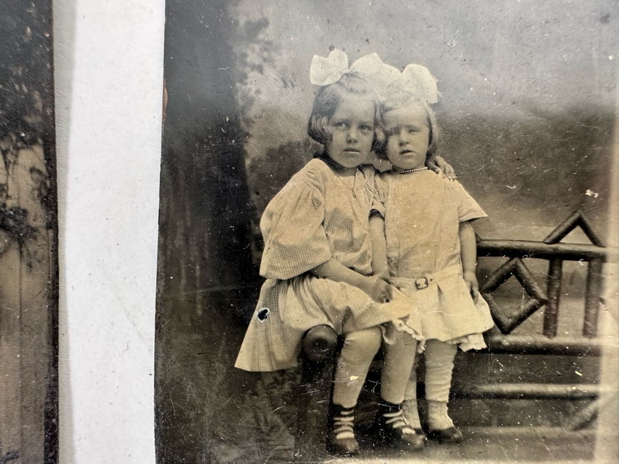 Seven Old Tin Photos 2.5 X 2.5 [Photo 8]