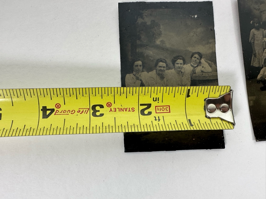 Seven Old Tin Photos 2.5 X 2.5 [Photo 16]