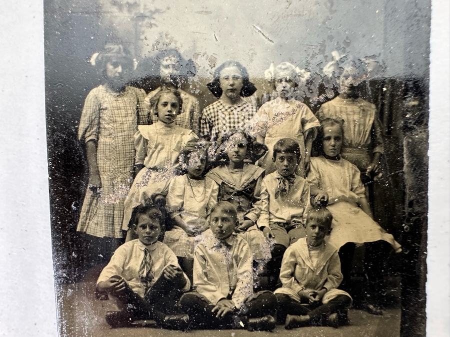 Seven Old Tin Photos 2.5 X 2.5 [Photo 10]