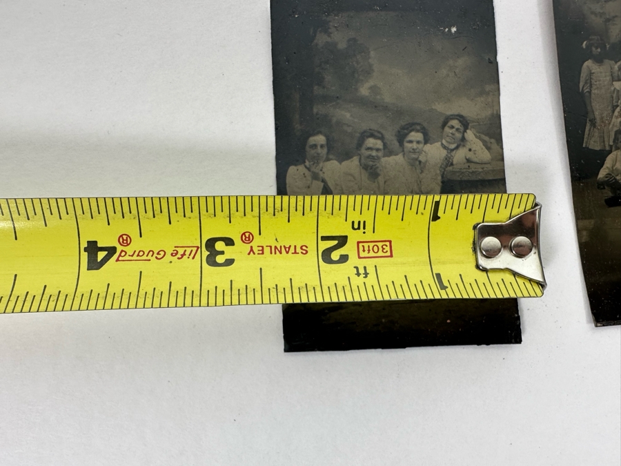 Seven Old Tin Photos 2.5 X 2.5 [Photo 15]